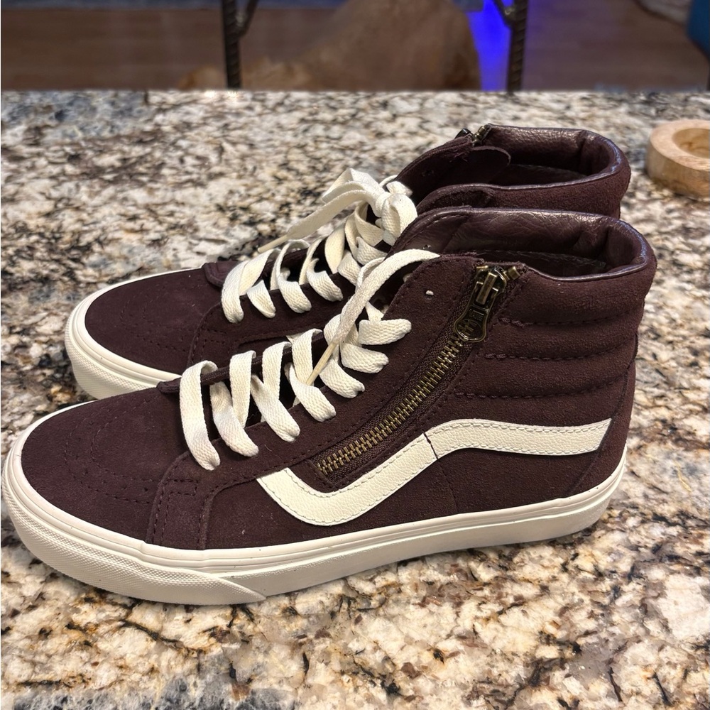 Vans Dark Brownish  maroon color High-Tops